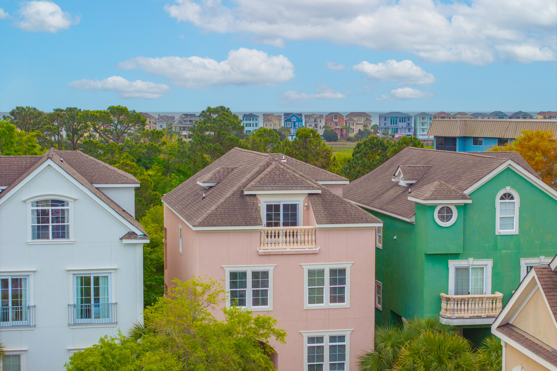 Aerial view of the Singleton Beach neighborhood